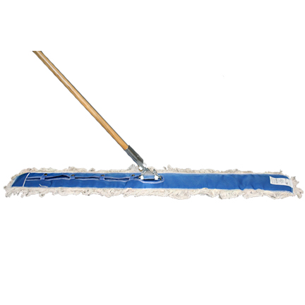 Dust Mop 48&quot;x 3-1/4&quot; Cotton includes head, handle, and