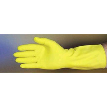 Latex Flock Lined Rubber Gloves