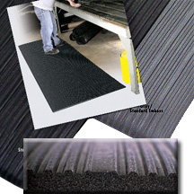 Mat 3x6 3/8&quot; Thick Relaxa-Mat Expanded Vinyl Anti-Fatigue