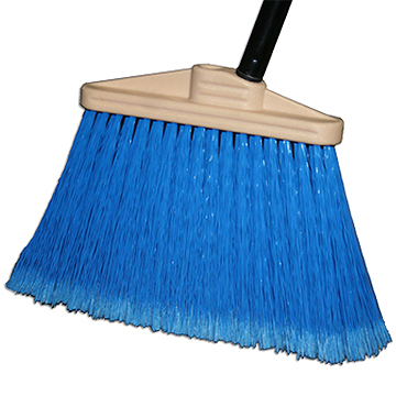 Broom 3688314 Stiff Flgd BLUE Duo sweep stick 