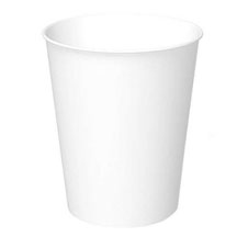 Cup 8 Oz.IP Hot No Handle,WHT Unprinted, 1000/case EHC8W