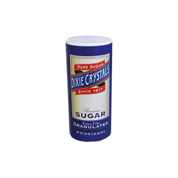 Sugar, Granulated Crystals
(24/20 Oz. Canisters)