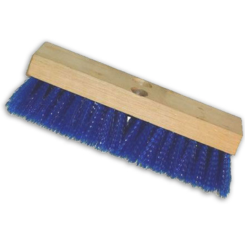 Brush 10&quot; Blue Deck Scrub 193
